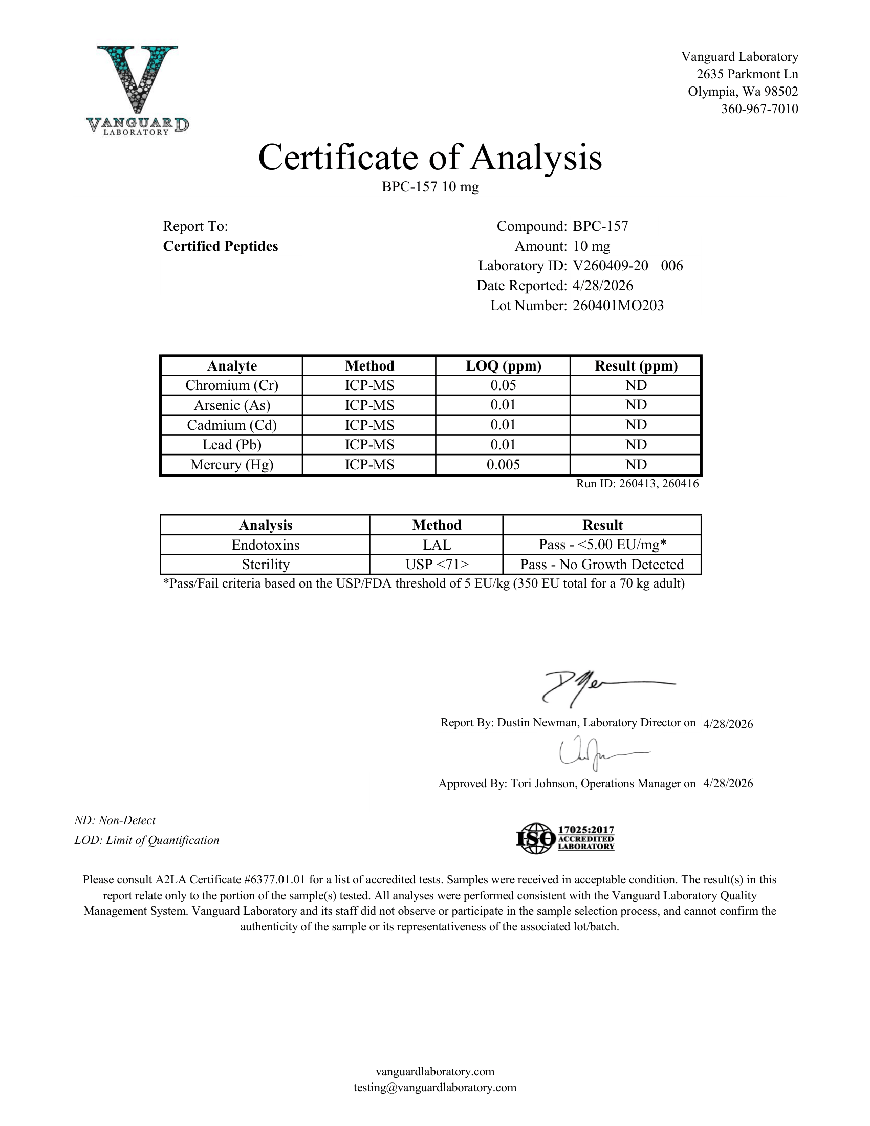 BC10 10MG*10 Vials - Image 3