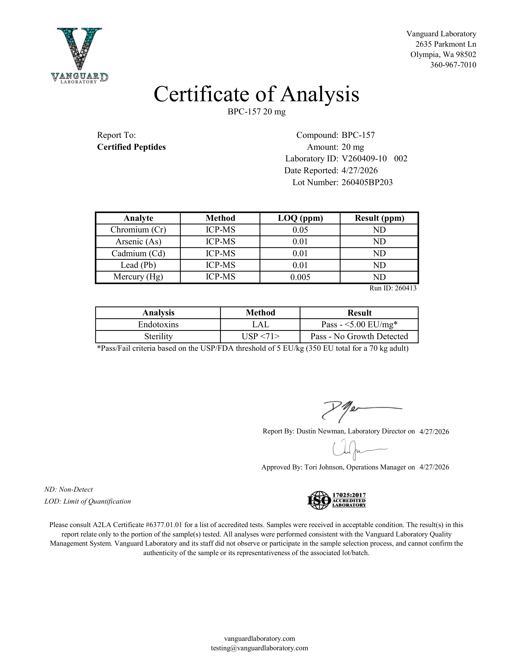 BPC 157 20 MG - Image 3